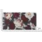 OBRAZ NA PŁÓTNIE WHITE/RED FLOWER LIGHTBACK 150X3,8X76 cm